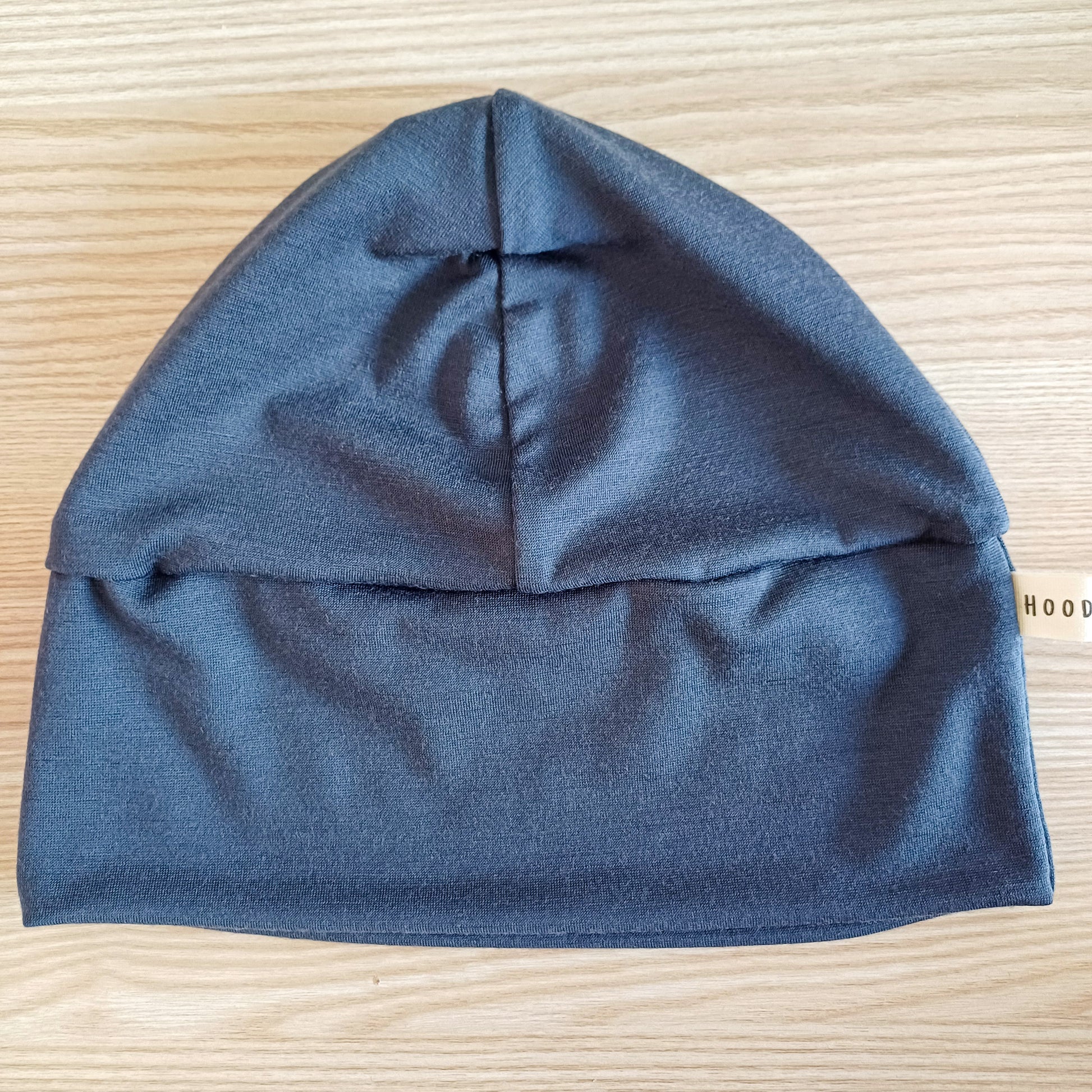 Stone grey merino beanie