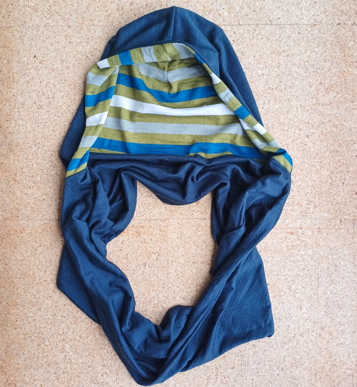 Merino Hoodscarf Kids - River