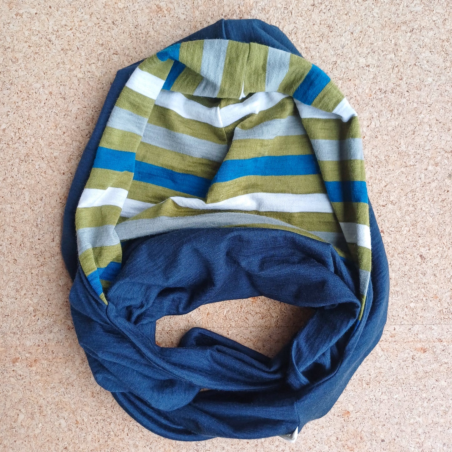 Merino Hoodscarf Kids - River