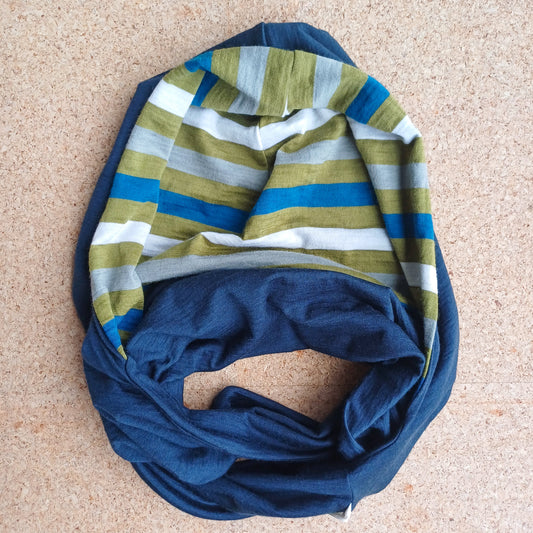 Merino Hoodscarf Kids - River