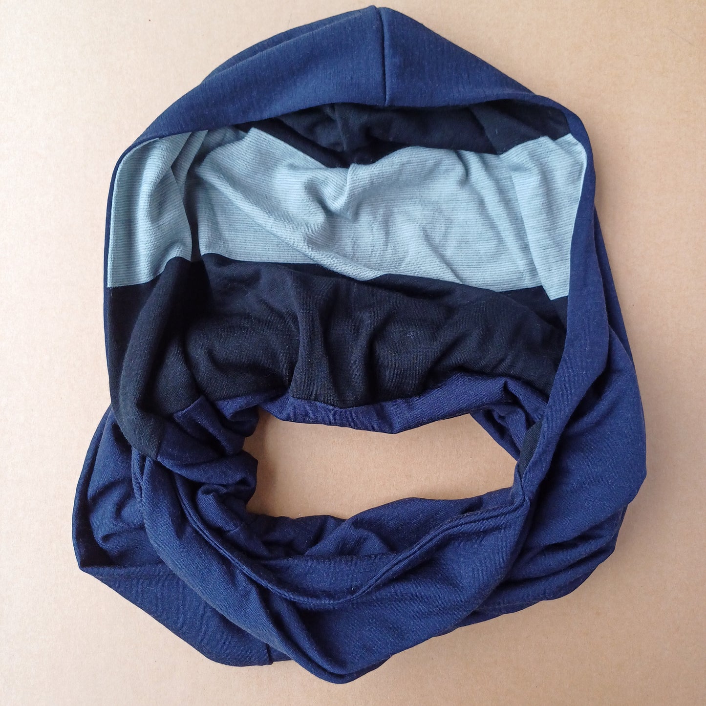 Merino Hoodscarf - Ink