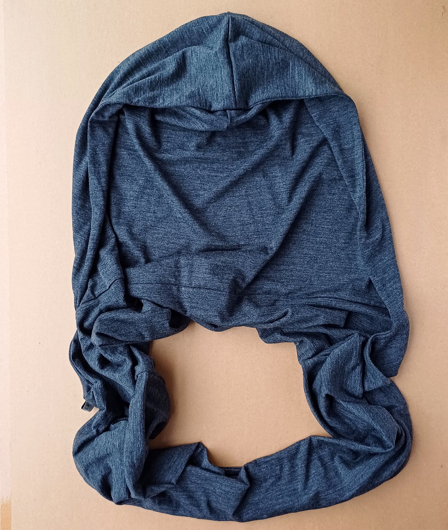 Merino Hoodscarf BIG Hood - Charcoal