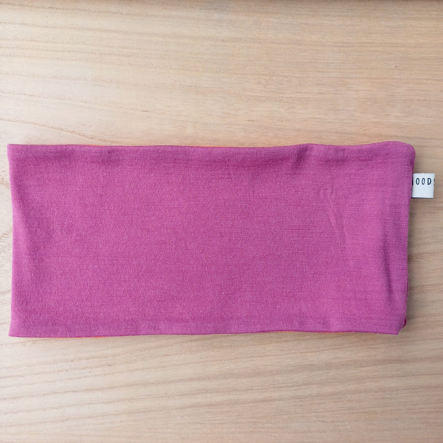 Merino Headband - Orange and Pink