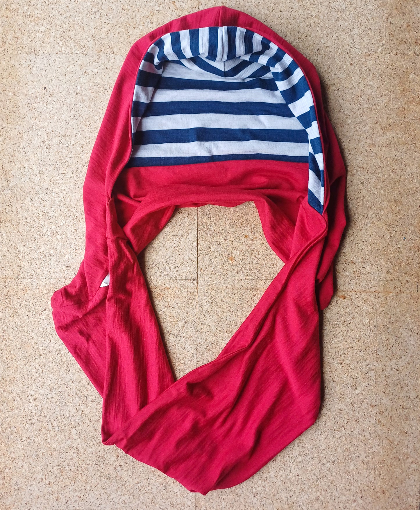 Merino Hoodscarf Kids - Red