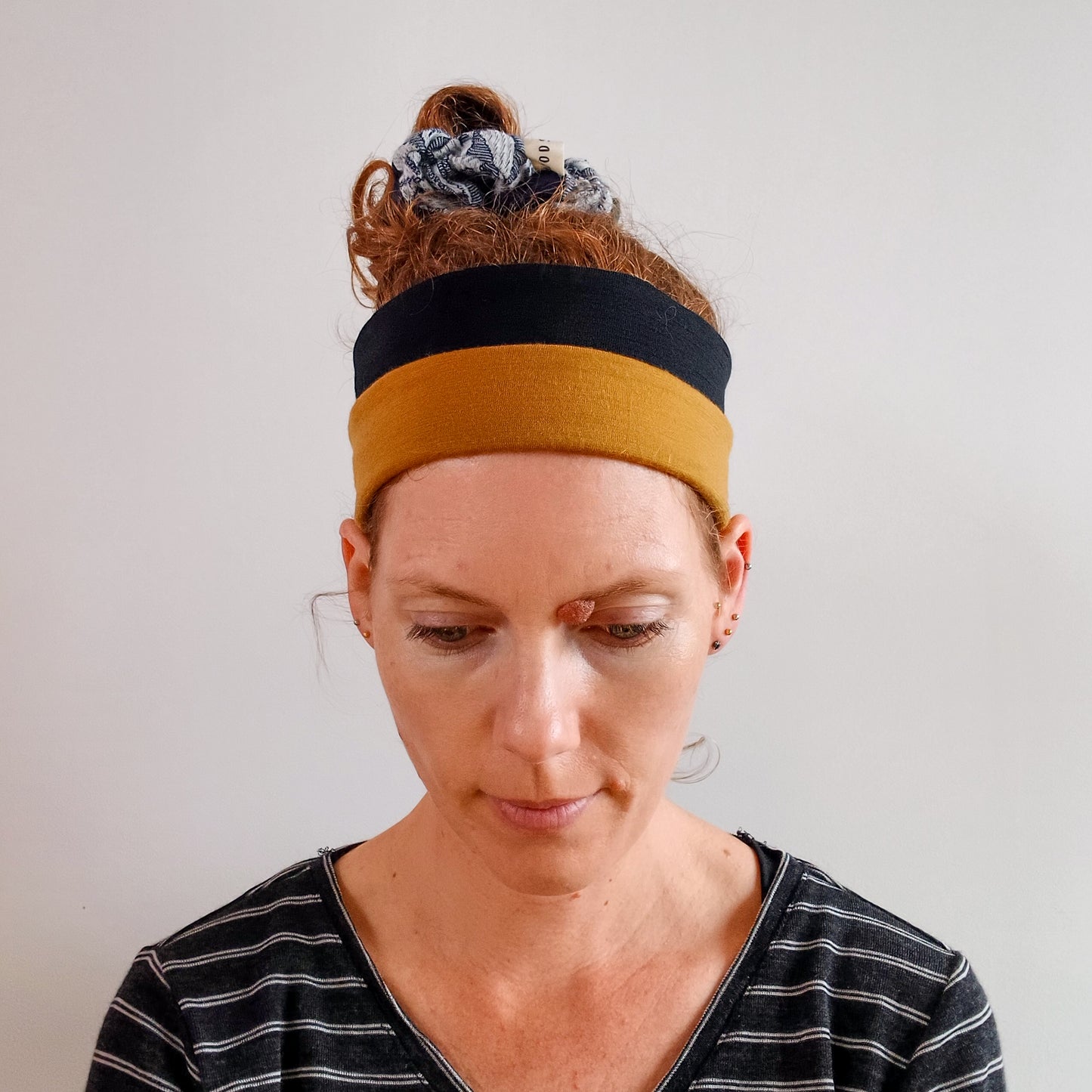 Merino Headband - Black Ochre
