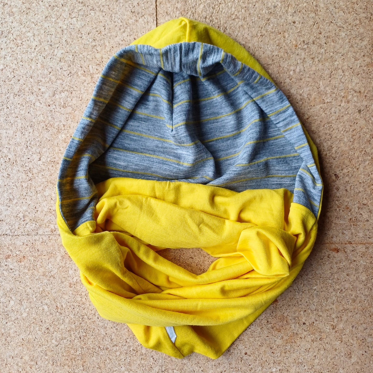 Merino Hoodscarf Kids - Sunshine