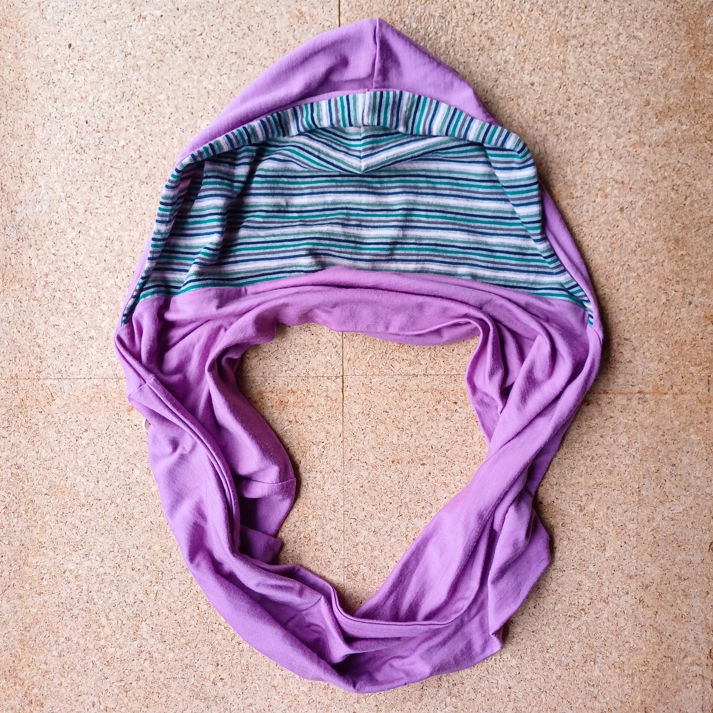 Merino Hoodscarf Kids - Violet