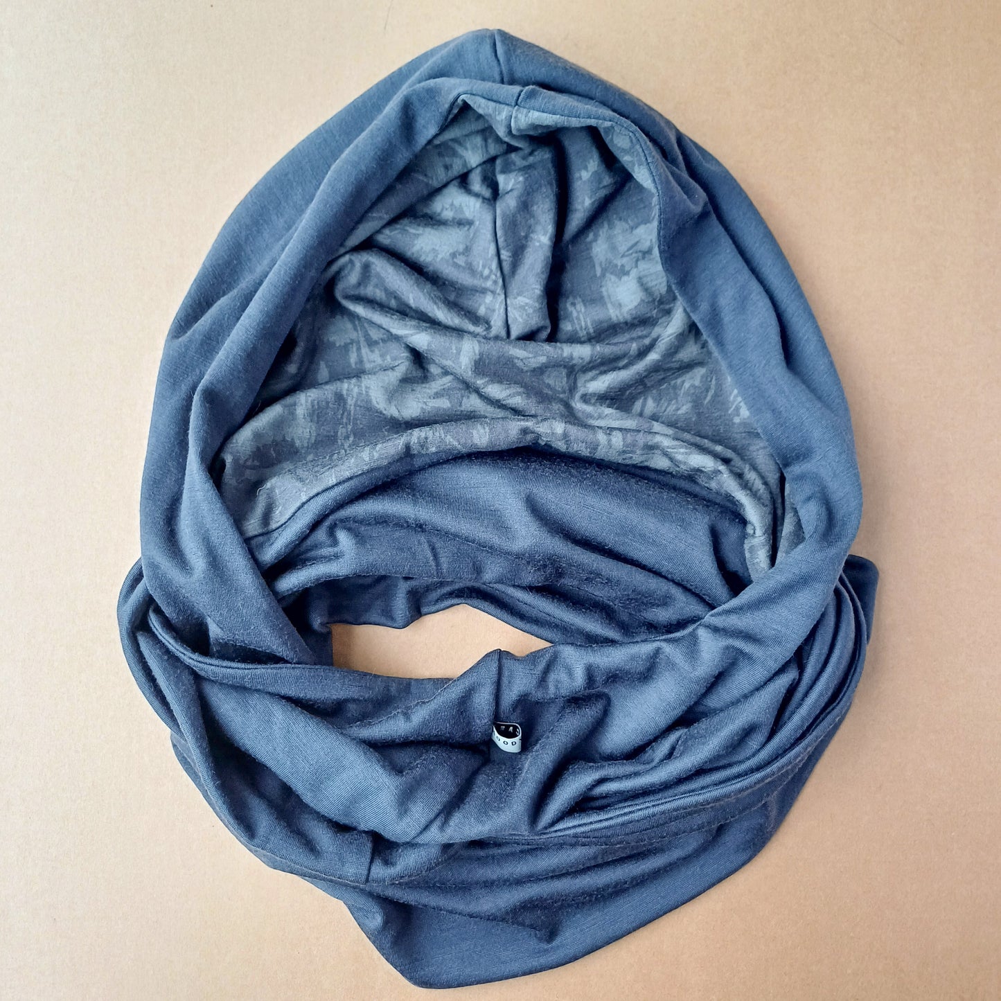 Merino Hoodscarf - Pebble