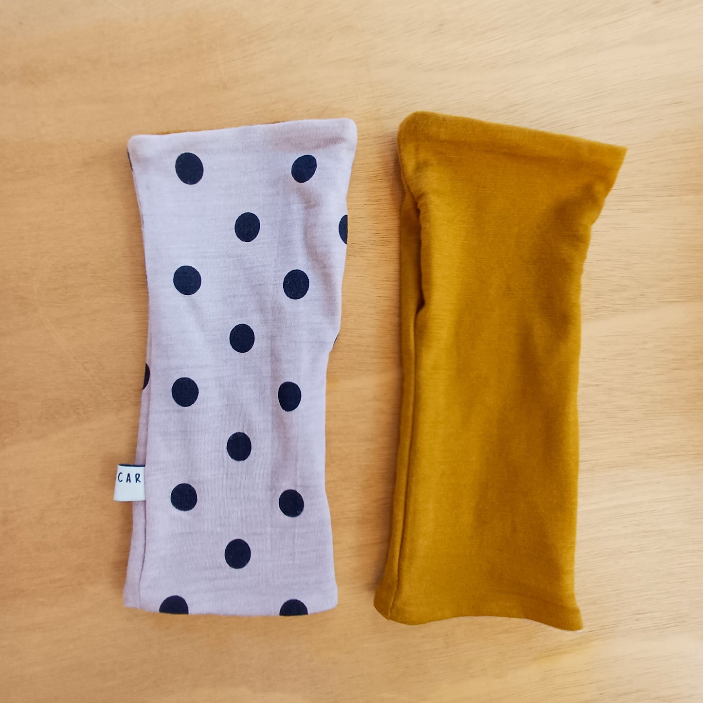 Fingerless Gloves - Pink Polkadot