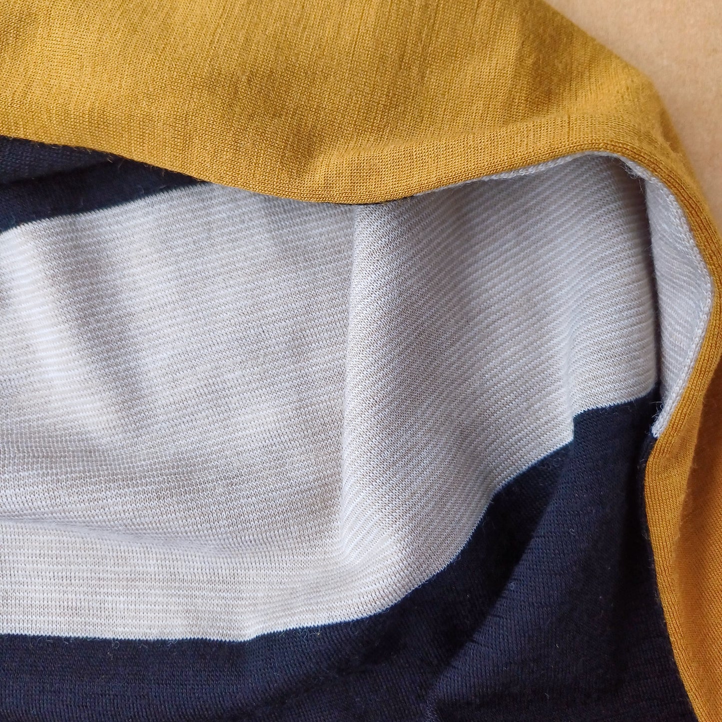 Merino Hoodscarf - Ochre