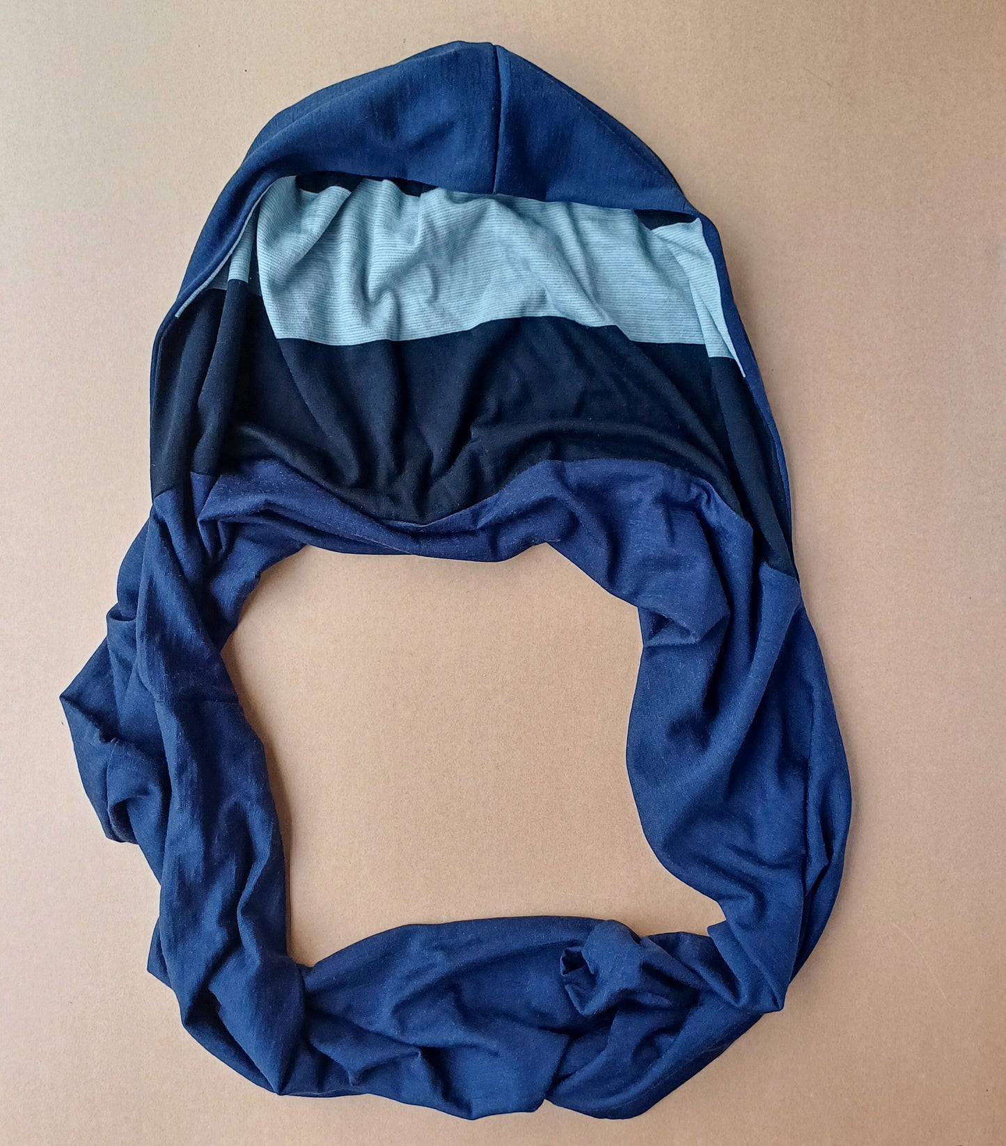 Merino Hoodscarf - Ink