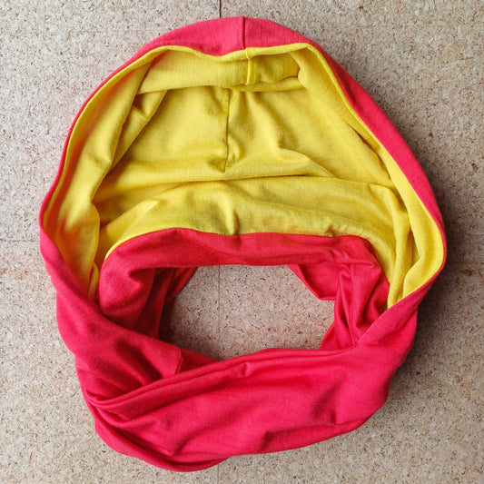 Merino Hoodscarf Kids - Trampoline
