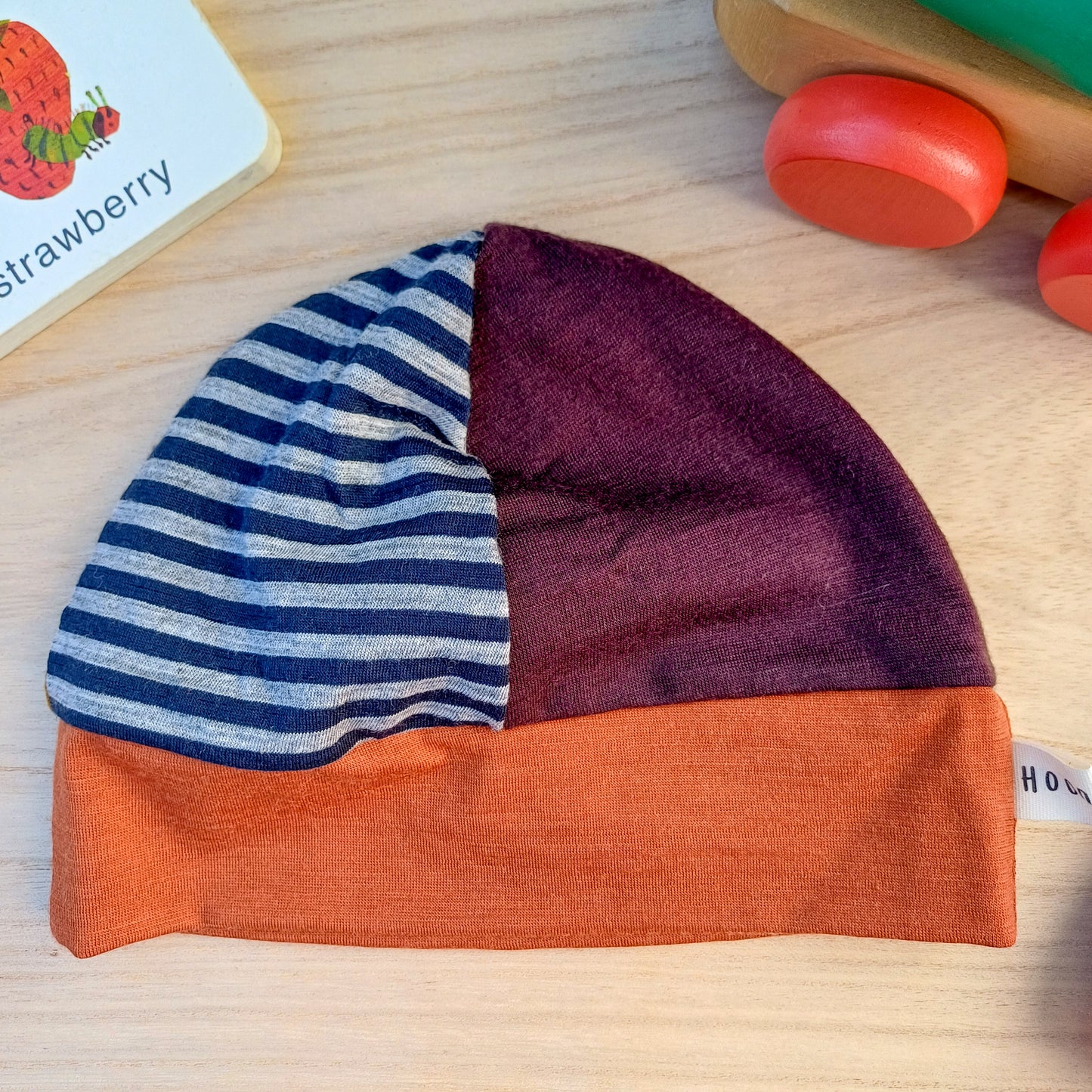 Merino Baby Beanie  3-6 months