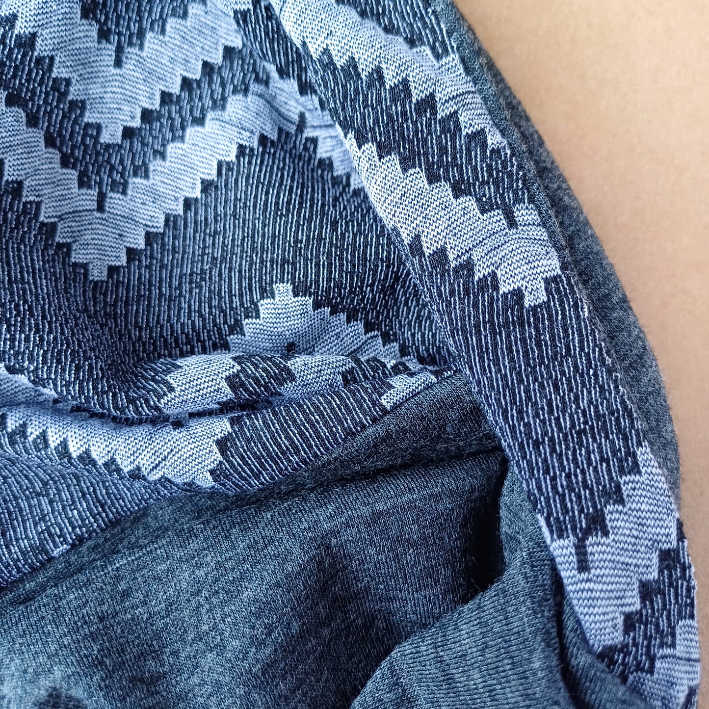 Merino Hoodscarf - Charcoal
