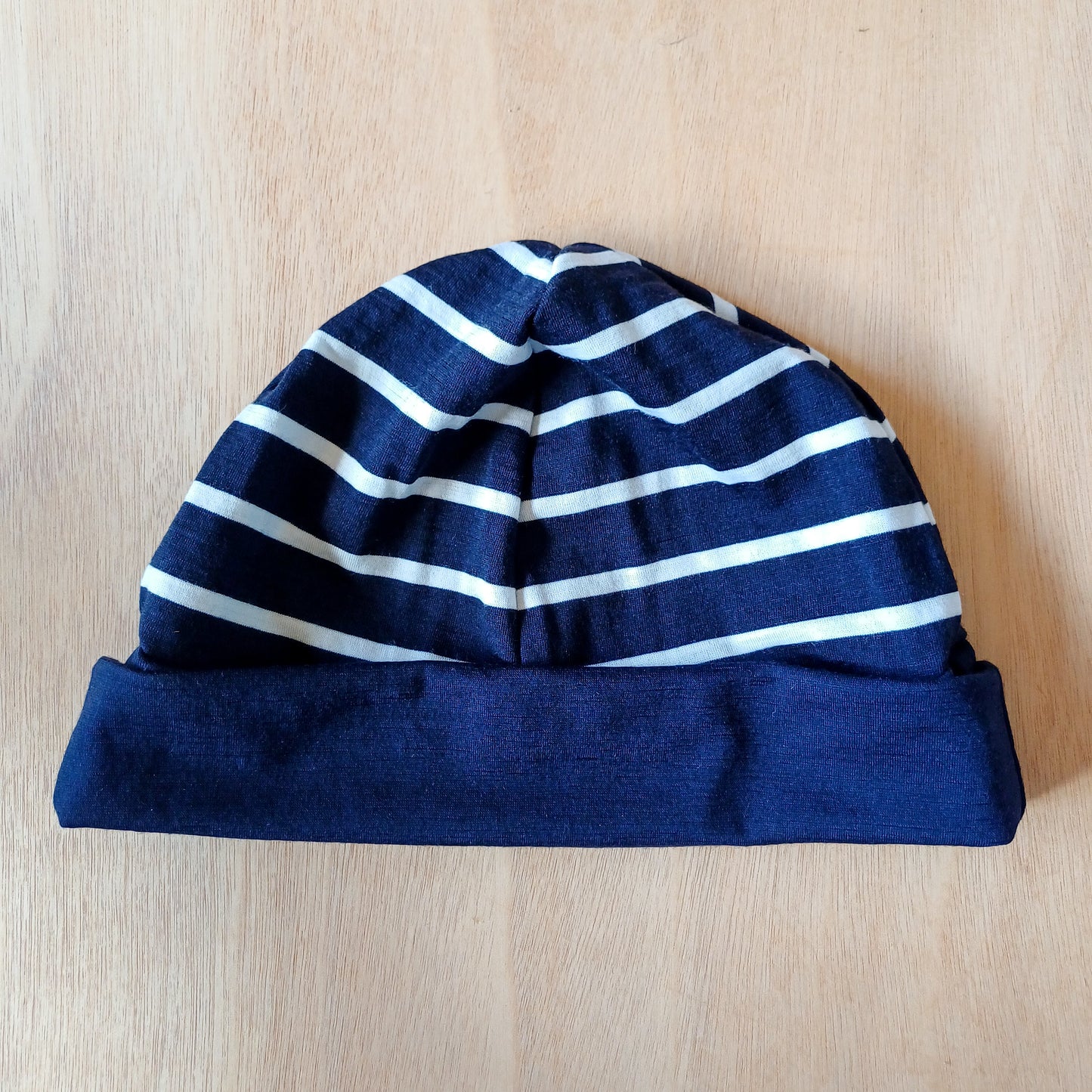 Merino Beanie - Ink Stripe