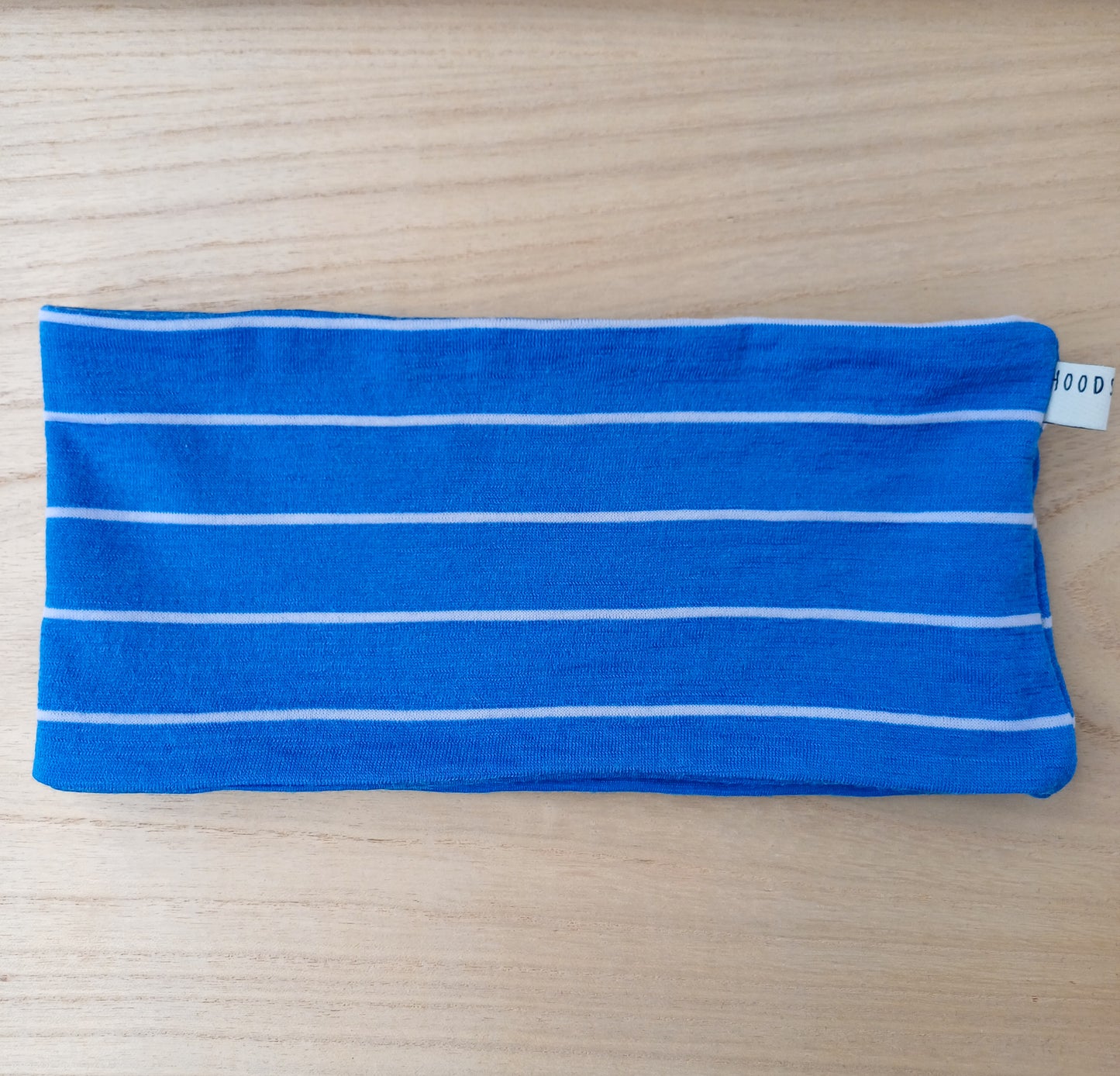 Merino Headband - Blue and White Stripe