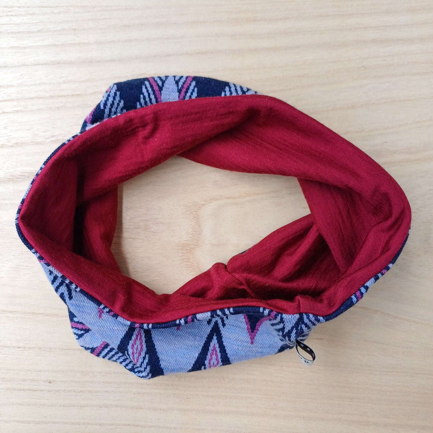 Merino Headband - Purple Peacock