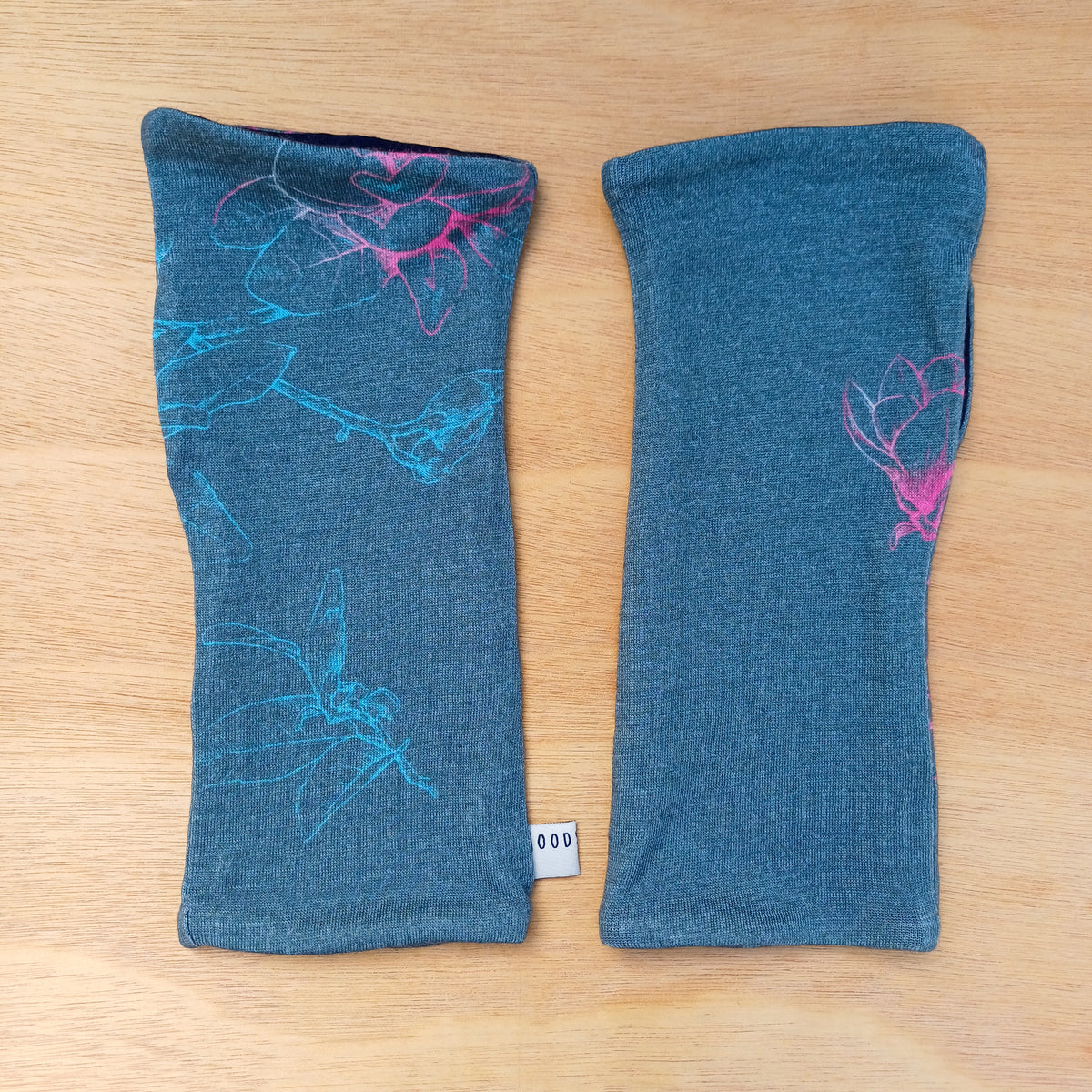 Fingerless Gloves - Flowers