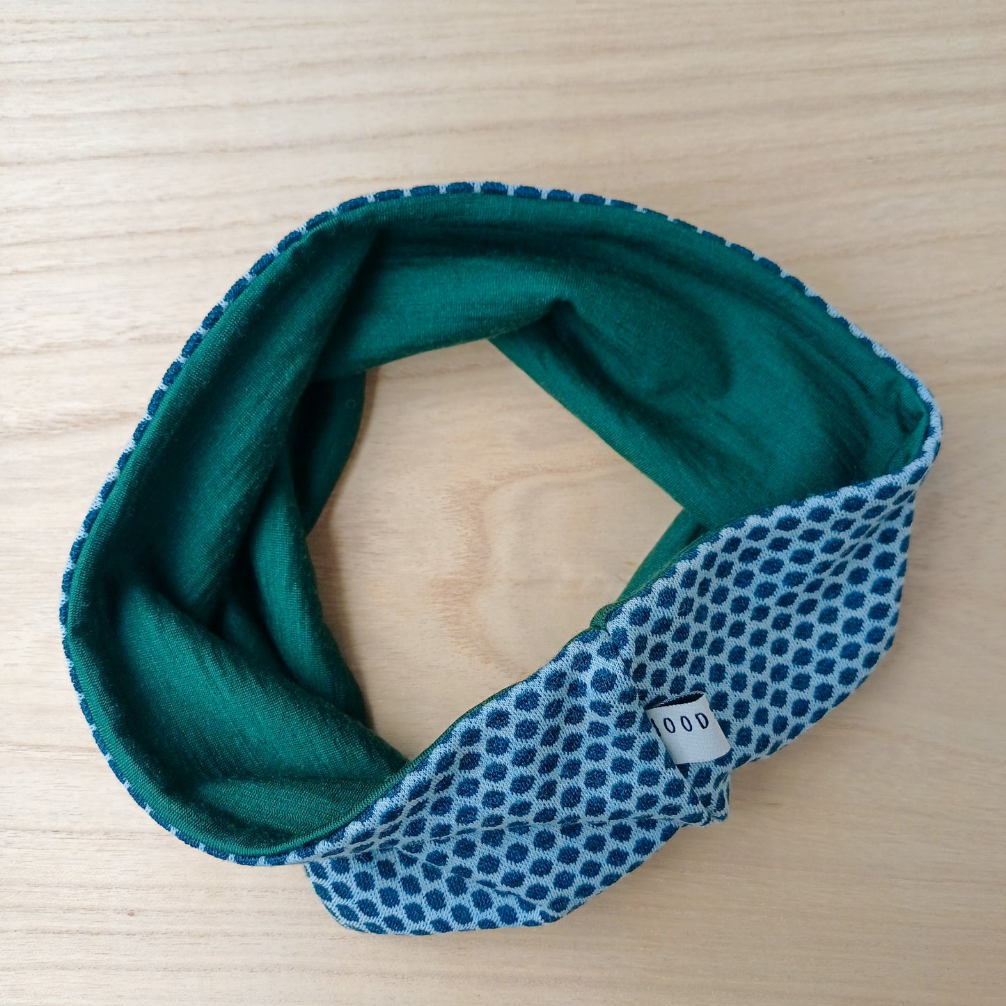 Merino Headband - Forest Dot