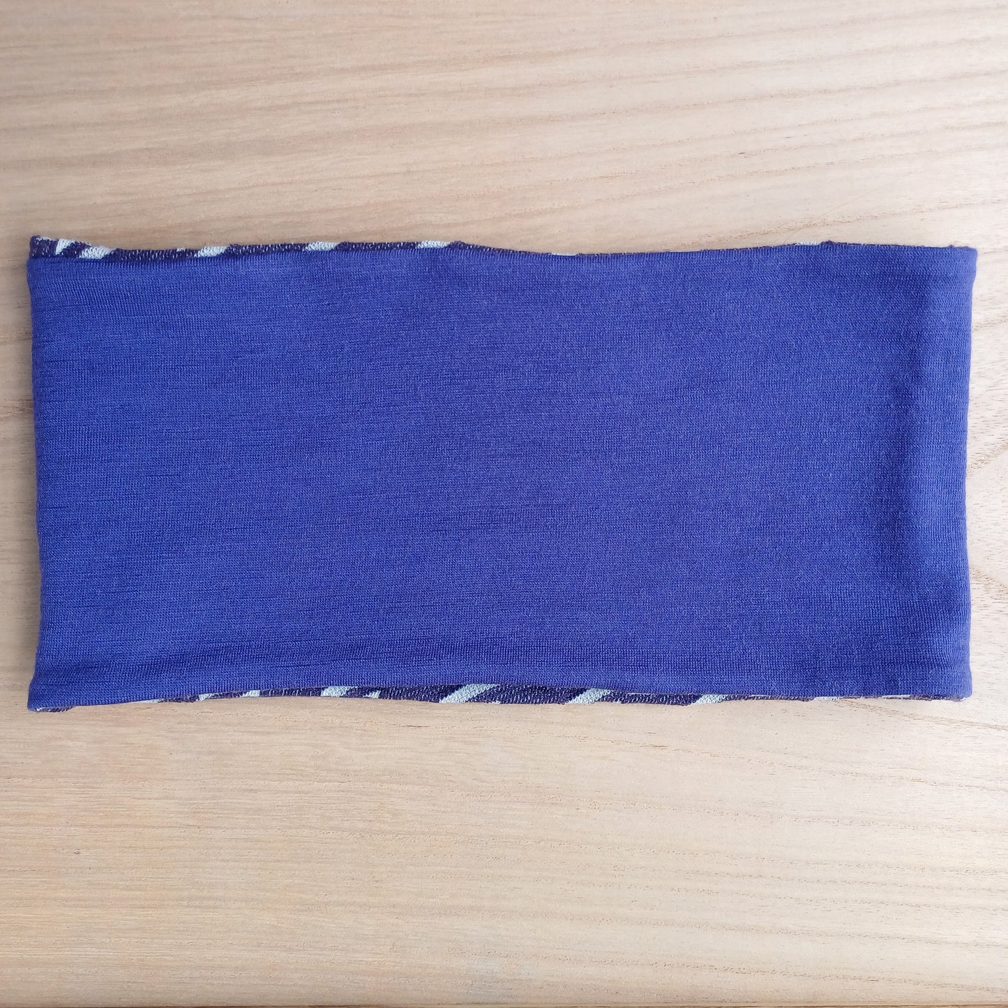 Merino Headband - Purple Houndstooth