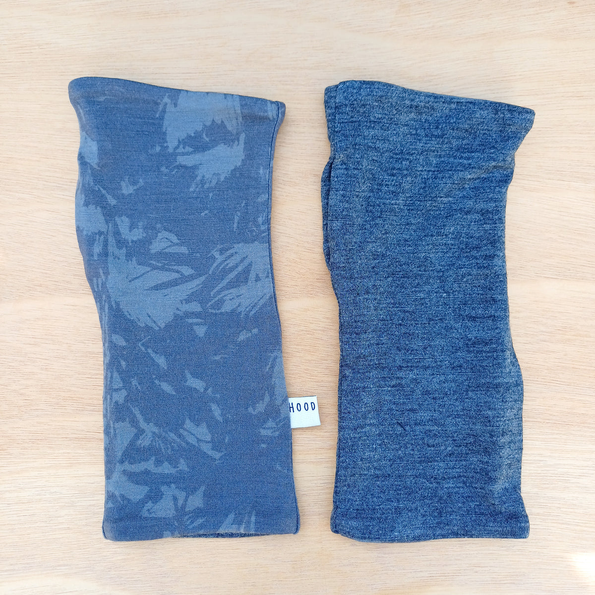 Fingerless Gloves - Grey Print