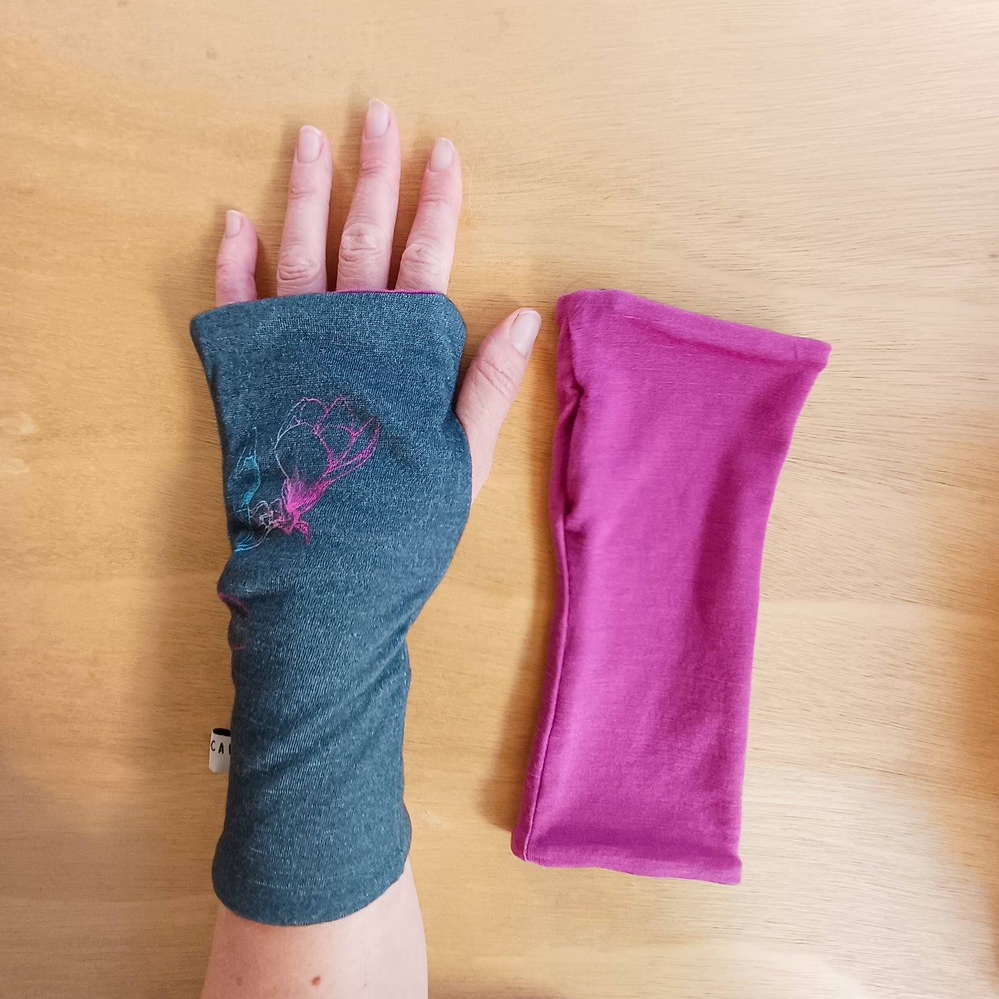 Fingerless Gloves - Garden