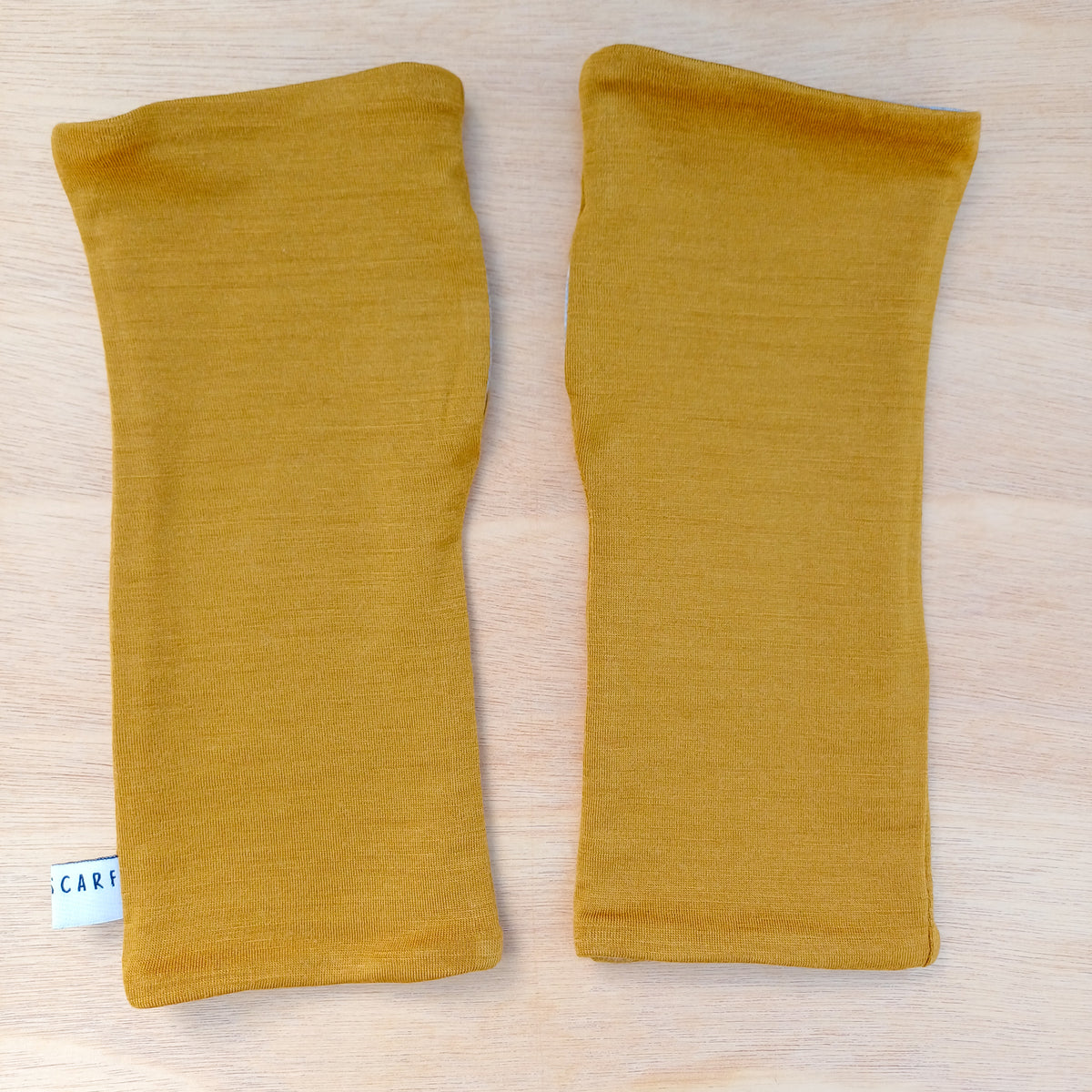 Fingerless Gloves - Ochre