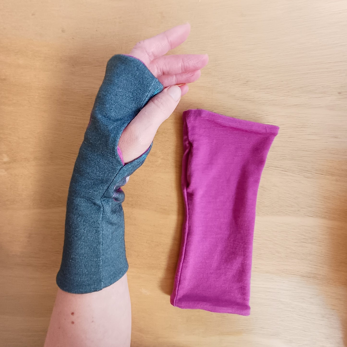 Fingerless Gloves - Garden