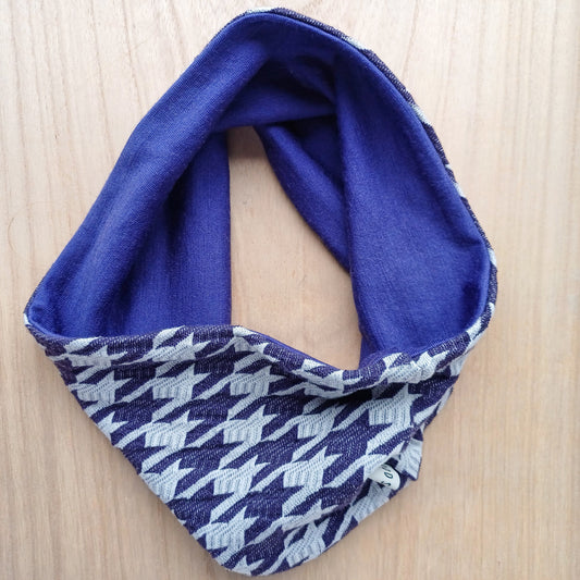 Merino Headband - Purple Houndstooth