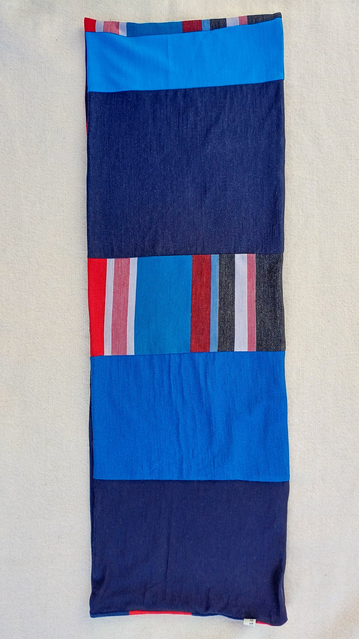 Patchwork Loop Scarf - Teal