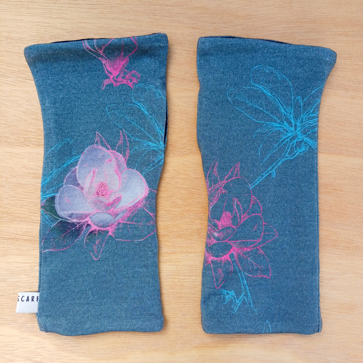 Fingerless Gloves - Flowers