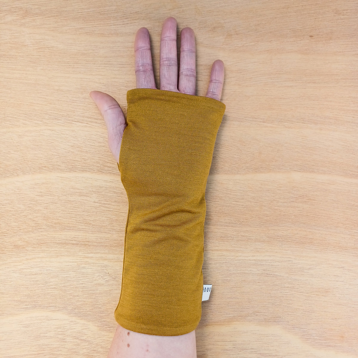 Fingerless Gloves - Ochre
