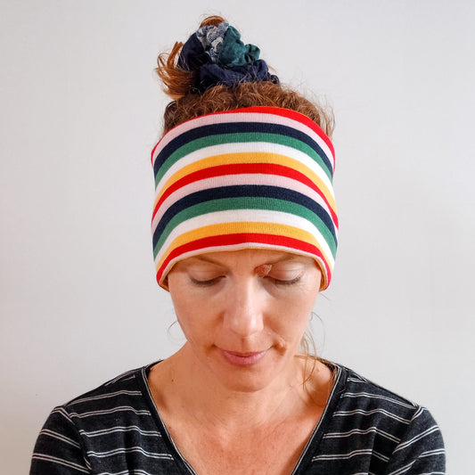 Merino Headband - Rainbow