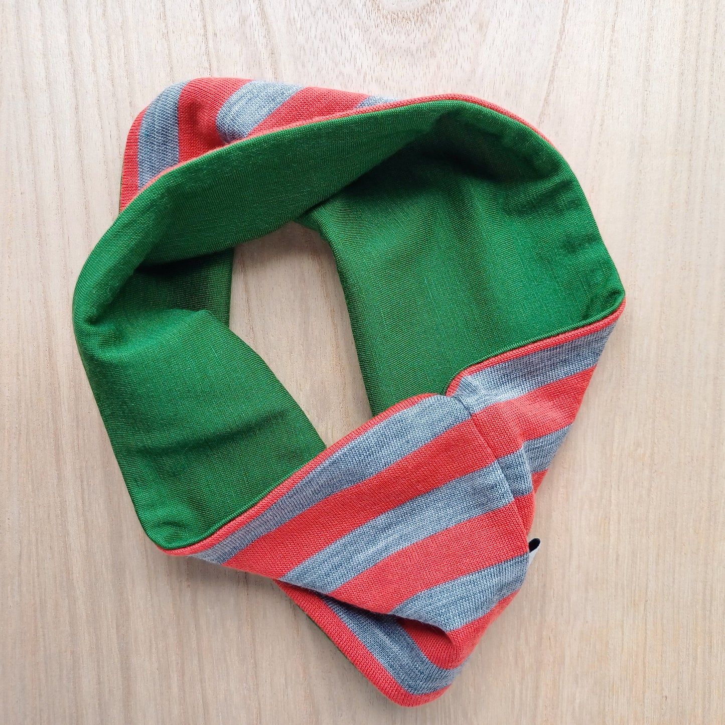 Merino Headband - Orange/Grey Marl