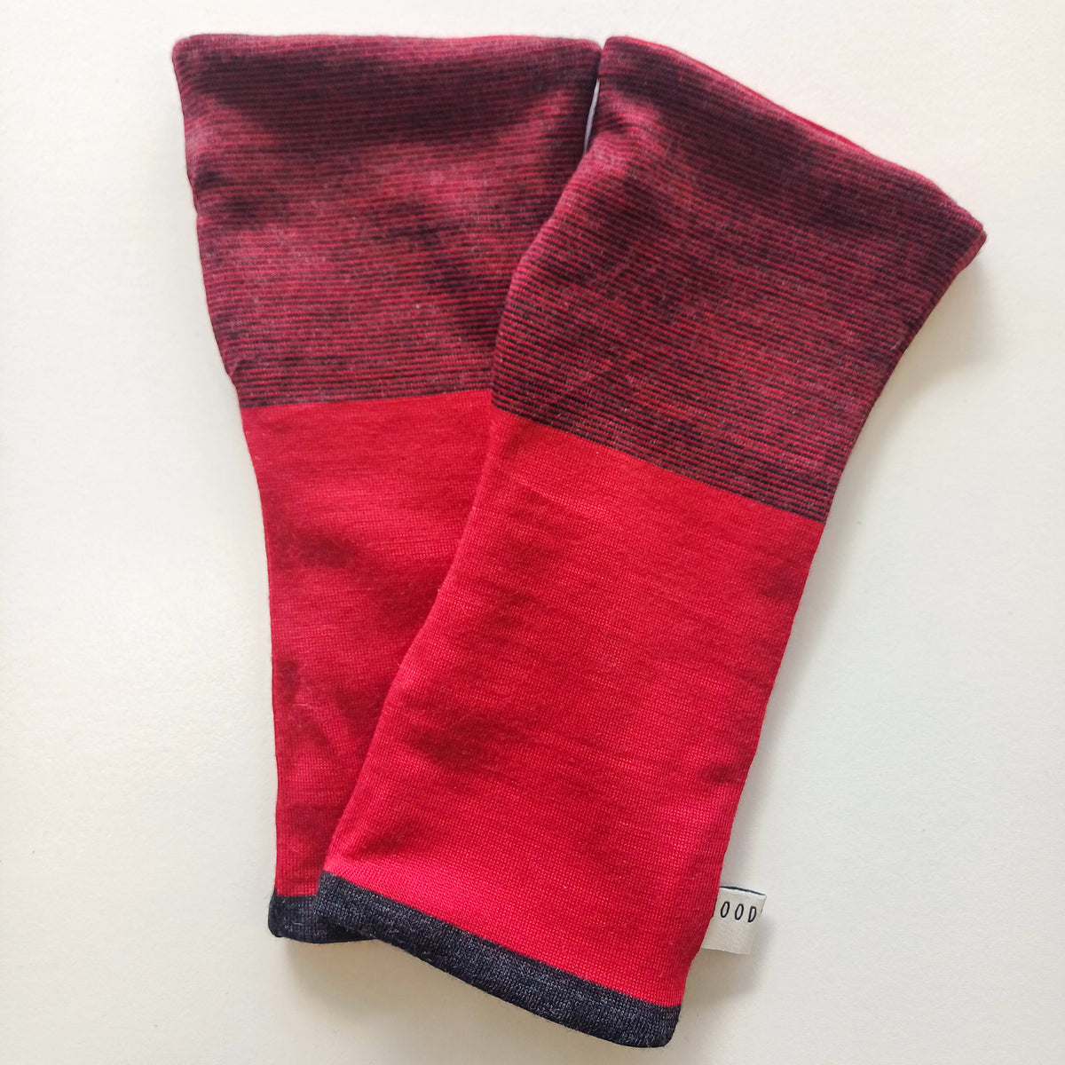 Fingerless Gloves - Red