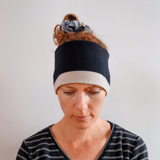 Merino Headband - Black Ochre